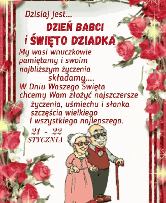 Długie życzenia dla Babci i Dziadka
